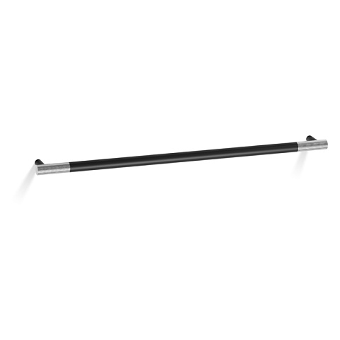 Decor Walther Club HTE60 Полотенцедержатель 60см, цвет: черный матовый / хром, 0855560