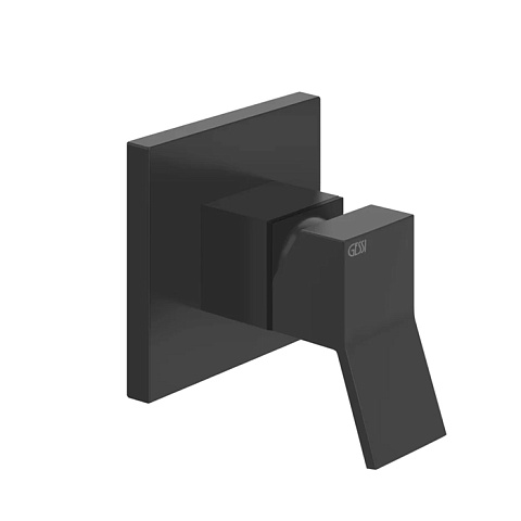 Gessi Rettangolo K Встраиваемый однорычажный смеситель без излива(внешние части), цвет: черный, 53109#299