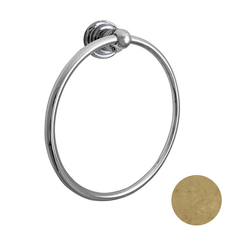 Nicolazzi Accessori Полотенцедержатель кольцо, Цвет: OTTONE GREZZO "живой", 1485OG