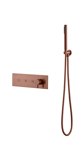 Смеситель Boheme FUSION с ручным душем BRUSHED BRONZE 130-SYS-BRB