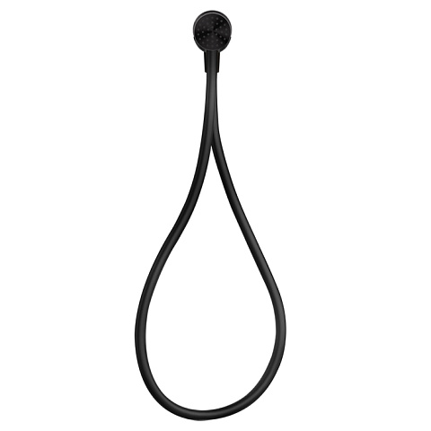 Gessi Hi-Fi Душевой магнитные комплект, состоящий из вывода воды, держателя, Darkflex шланга 1,50 м и лейки, цвет: Black Metal PVD, 63199#706