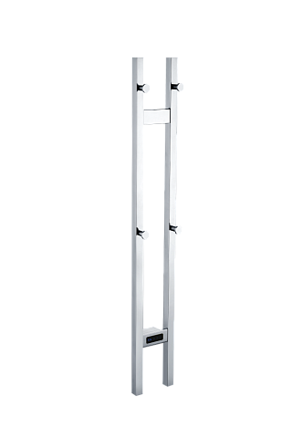 Полотенцесушитель электрический 2-трубы квадратный Boheme CHROME 728-CR