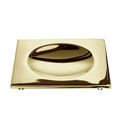 Decor Walther Cube DW 351 Мыльница настольная, цвет: золото, 0837220