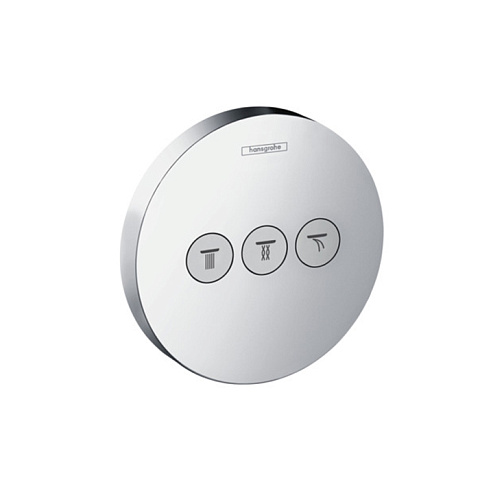 Вентиль Hansgrohe Запорный ShowerSelect S, для 3 потребителей, СМ 15745000