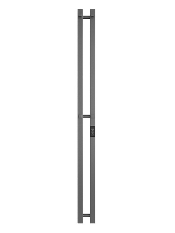 Полотенцесушитель электрический ДВИН X-2 plaza neo 120/8 (1/1), диммер (квадрат) графит