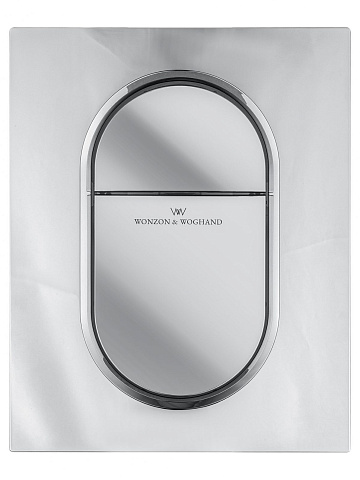 Кнопка смыва для инсталляции пневматическая WONZON & WOGHAND, Хром WW-IB257-CR