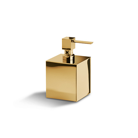 Decor Walther Cube DW 475 Дозатор для мыла, настольный, цвет: золото, 0825020