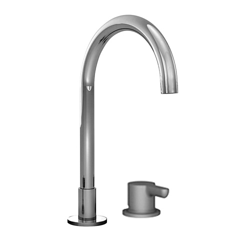 Fantini Icona Classic Смеситель для раковины, 2 отв., без донного клапана, излив 160мм, цвет: хром, 53 02 R504W