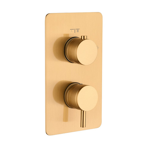 Смеситель встроенный однорычажный 2-х проходной Boheme CELL BRONZE 135-2-BR