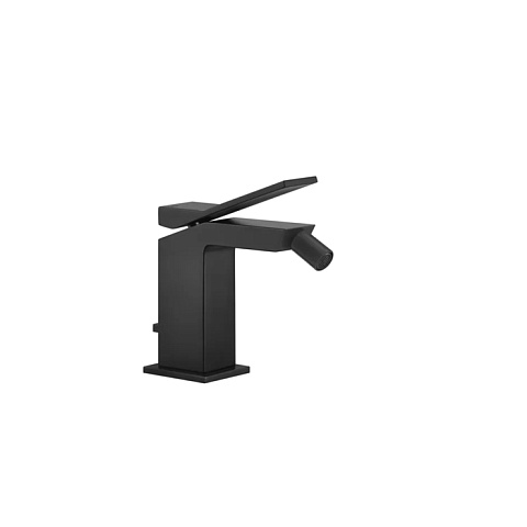 Gessi Rettangolo K Смеситель для биде на 1 отверстие, с донным клапаном, цвет: черный, 53007#299