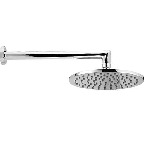 CISAL Shower Верхний душ D200 мм с настенным держателем L290 мм, цвет хром, DS01319021
