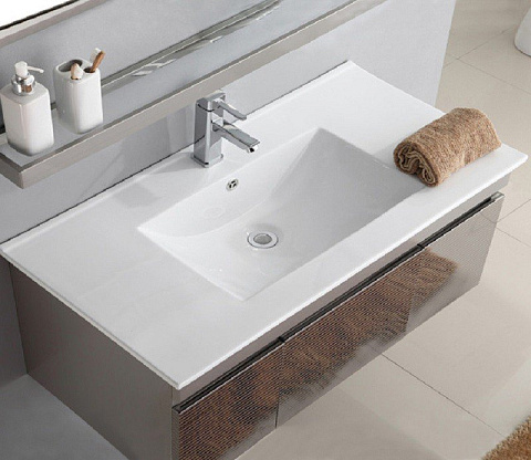 Раковина встраиваемая CeramaLux 9010E 1010×465 мм, белый