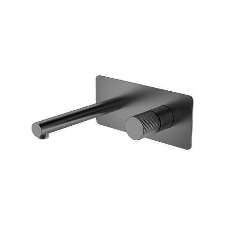 Смеситель Boheme STICK из стены Gun Metal LINEA 125-GM.3