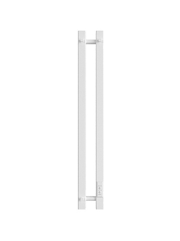 Полотенцесушитель электрический ДВИН X-2 plaza neo 80/8 (1/1), диммер (квадрат) белый