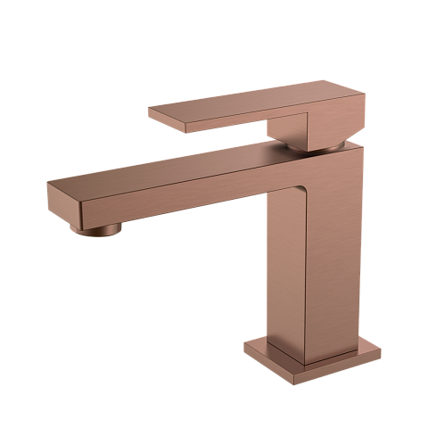 Boheme Смеситель для умывальника Qubic Brushed Bronze 471-BRB
