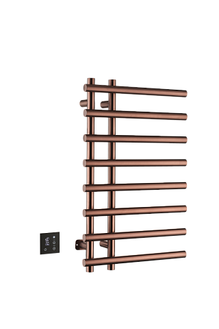 Полотенцесушитель электрический круглый сухой Boheme COPPER BRUSHED 722-CB