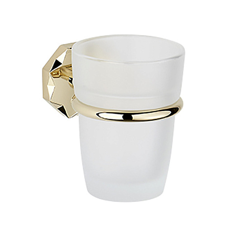 THG NIHAL PORCELAINE IVOIRE Стакан стеклянный, настенный монтаж, цвет Soft gold, U2N-F30-536