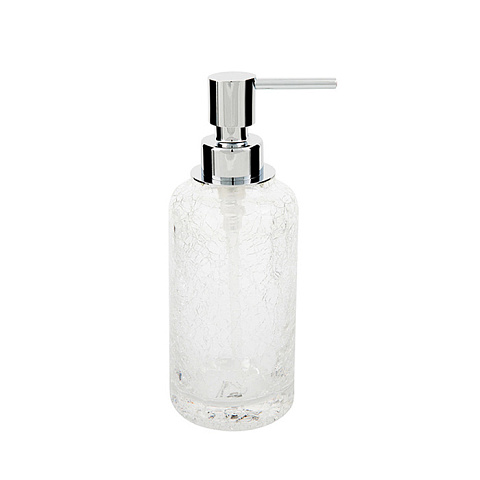 Decor Walther Crack SSP Дозатор для мыла, настольный, французское стекло Craquele, цвет: хром, 0932800