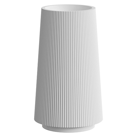 Раковина напольная рифленая Boheme Torre Corian 480*480*850 Matt White 801-Torre-MW