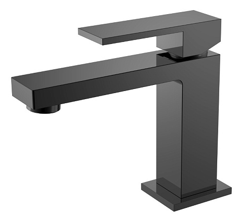 Boheme Смеситель для умывальника Qubic Shine Gun Metal 471-SGM