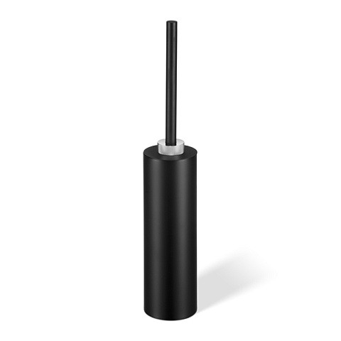 Decor Walther Club SBG Туалетный ершик, напольный, цвет: черный матовый / хром, 0854560