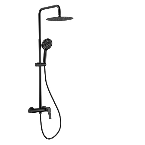 Душевая стойка Gid Edessa L070-BM-ND3, черный матовый