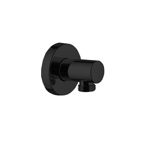 Fima Carlo Frattini Wellness Подвод воды 1/2”, цвет: чёрный матовый, F2172NS