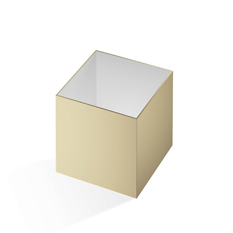 Decor Walther Cube DW 356 Баночка универсальная 13x13x14см, цвет: золото матовое, 0846482