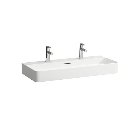 Laufen VAL Раковина 950х420х115мм с 2 отв. под смеситель, цвет: белый, 8.1028.7.000.107.1