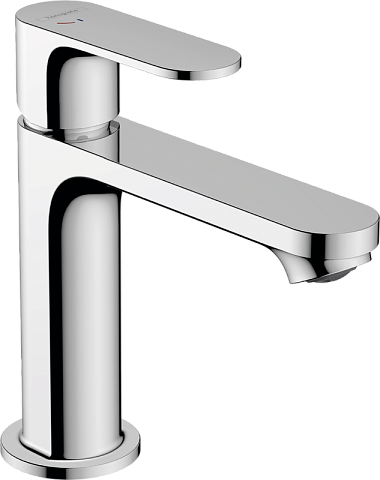 Смеситель Hansgrohe Rebris S для раковины однорычажный 110 CoolStart без сливного гарнитура, хром 72520000