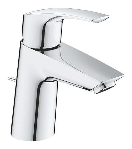 Смеситель для раковины Grohe Eurosmart 23969003 S-size с донным клапаном, хром