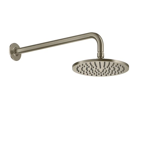 GESSI INCISO Душевая головка настенная, шарнирная на 1/2”, Ø200мм, цвет: Finox Brushed Nickel, 58148#149