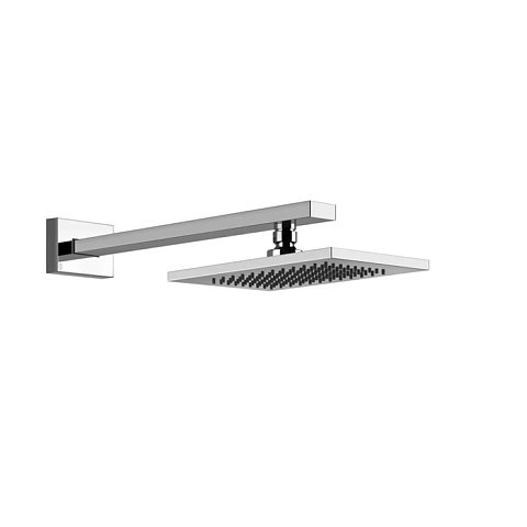 Gessi Rettangolo Верхний душ для настенного крепления 216x140мм, цвет: хром, 20148#031