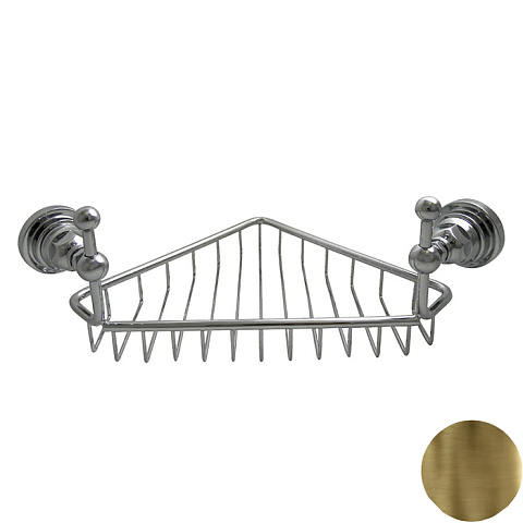Nicolazzi Accessori Classica Полочка-решетка угловая, цвет: Bronze Plated, 1495BZ