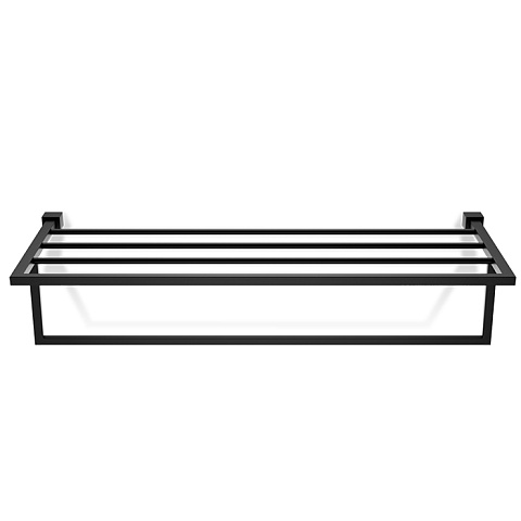 Decor Walther Corner KHT Полотенцедержатель 60x30.5см, цвет: черный матовый, 0561360