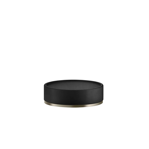 GESSI INCISO Мыльница настольная, цвет: черный/finox, 58526#149