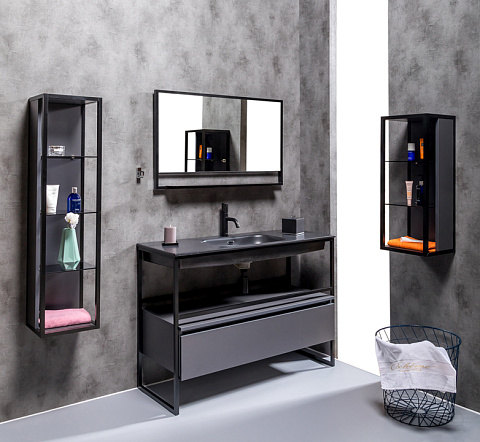 Ящик под консоль Armadi Art LOFT 120 Антрацит, 1 полка 894-120-A