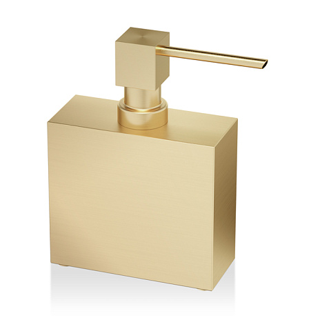 Decor Walther Cube DW 470 Дозатор для мыла, настольный, цвет: золото матовое, 0824982