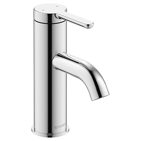 Duravit C.1 Смеситель для раковины на 1 отв., излив 91мм, цвет: хром, C11010002010