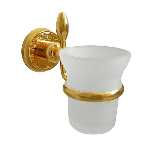 Nicolazzi Liberty Стакан стеклянный подвесной, цвет держателя: золото, 1088GO16