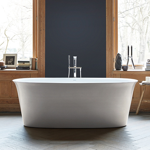 Duravit White Tulip Ванна акриловая 1800х900хh630 мм , отдельност., с бесш.панелью и рамой, с 2 накл для спины, со спец сливом и переливом, цвет белый, 700469000000000
