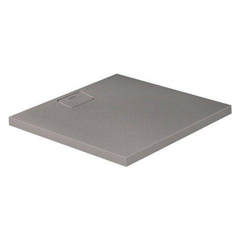 Duravit Stonetto Поддон композитный квадратный 900x900х50mm, d90, цвет Бетон, 720146180000000