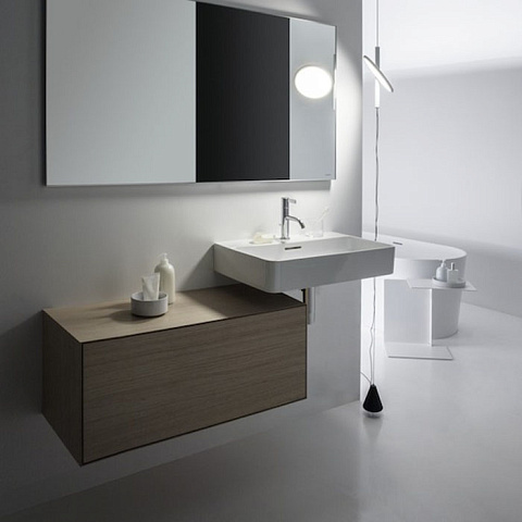 Laufen VAL Раковина 650х420х115мм с 1 отв. под смеситель, с покр. LLC, цвет: белый, 8.1028.4.400.104.1