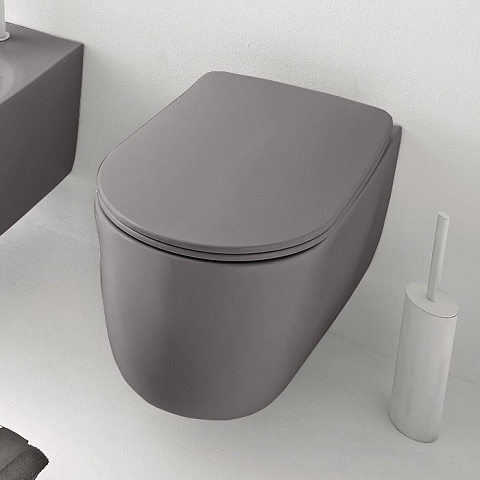 Унитаз безободковый подвесной Kerasan Nolita 531489, 55x35 см