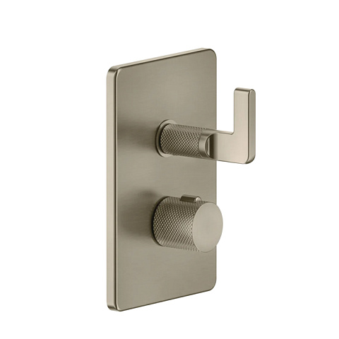 GESSI INCISO Термостатический смеситель на 3 источника (внешняя часть), цвет: Finox Brushed Nickel, 58136#149