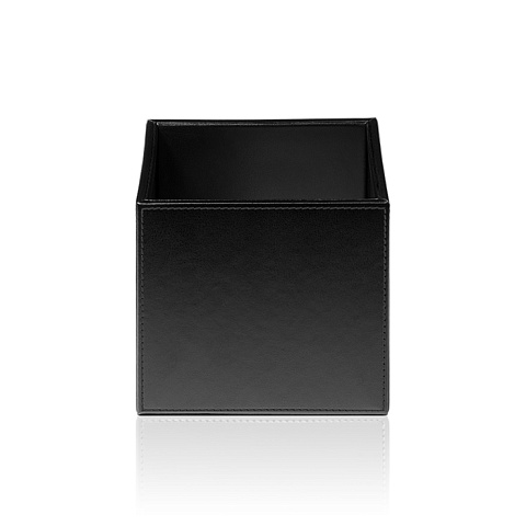 Decor Walther Brownie BOD1 Универсальная коробка 13x13x12.5см, цвет: черная кожа, 0930860