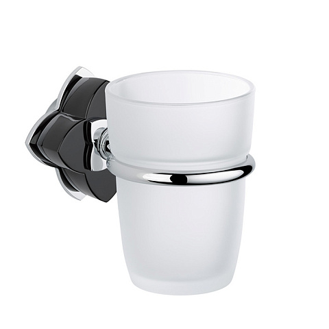 THG PETALE DE CRISTAL NOIR Стакан стеклянный, подвесной, цвет хром, U6D-A02-536