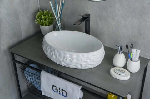 Раковина накладная Gid 9030wf 48 см