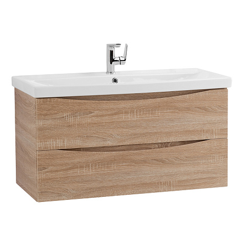 Тумба под раковину BelBagno Marino MARINO-CER-900-2C-SO-WO-P 90 см, Rovere Bianco
