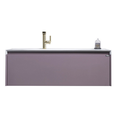 Тумба с раковиной ORANS BC-4060-1200L раковина с LED подсветкой, цвет: PU034 (1200x500x400)